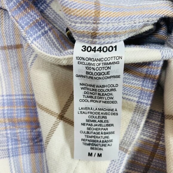 Tilley  plaid  shirt organic cotton  size med - Picture 16 of 16